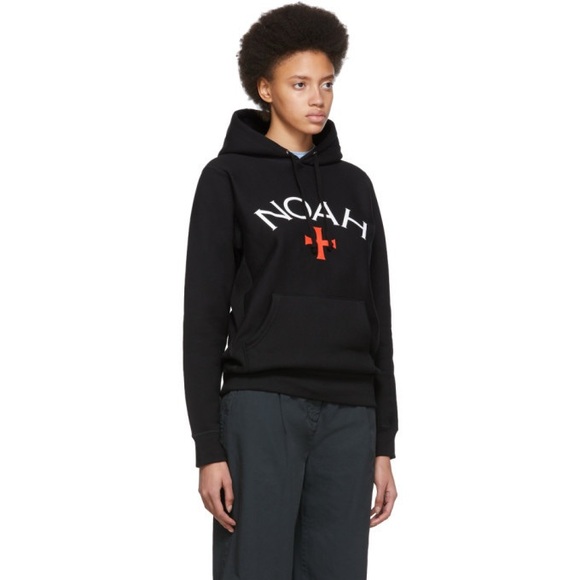 Noah NYC Core Logo Hoodie in Black (Small) - Picture 11 of 12